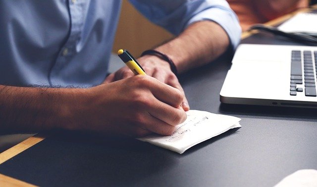 Download free HD stock image of Man Write Free Man Write photo and picture